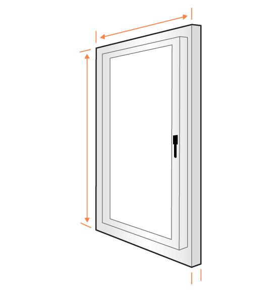 Prise de mesures portes fenêtres PVC